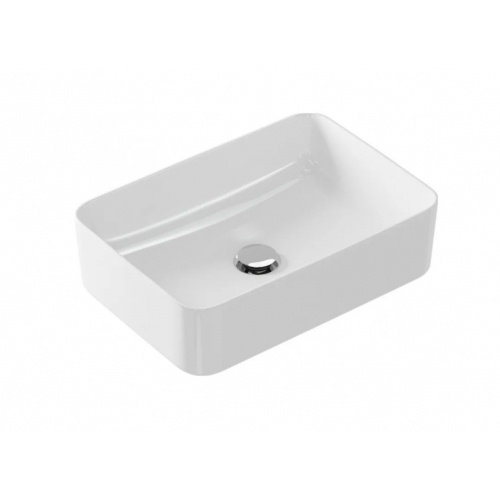 Раковина встраиваемая: CREA RECTANGULAR 50, 1 отв., белый (P-UM-CRE50/1-oc-RC) купить в интернет магазине Санрай73