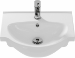 Раковина Cersanit Nati 50, подвесная, накладная на тумбу