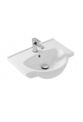 Раковина Cersanit Nati 55, подвесная, накладная на тумбу