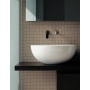 Раковина Sanita Luxe Ringo 530х335х155, накладная на столешницу, овальная