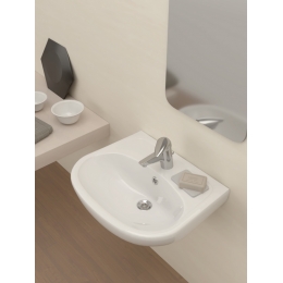 Раковина Керамин Сити 55, пьедестальная, подвесная