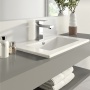 Раковина Sanita Luxe Quadro 75, накладная на тумбу