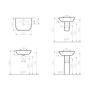 Раковина VitrA S20 55, подвесная