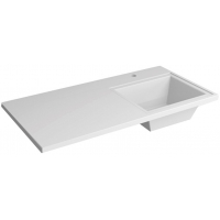 Раковина Марко Марсал 100х50 правая, накладная на тумбу с крылом над стиральной машиной