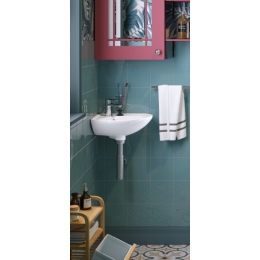 Умывальник Sanita Веер 36 угловой, подвесной