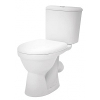 Унитаз-компакт Santek Бореаль 1WH301704 с диагональным выпуском, антивсплеск, сиденье полипропилен