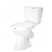 Унитаз-компакт Santek БРИЗ 1WH202569 белый с диагональным выпуском, крышка полипропилен