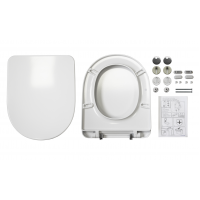 Сиденье для унитаза Sanita Luxe AMALFI SOFT-CLOSE Art/Flora/Fest/Best Luxe дюро  микролифт