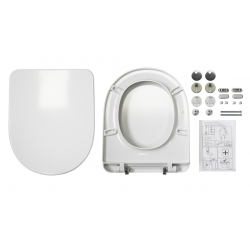 Сиденье для унитаза Sanita Luxe AMALFI SOFT-CLOSE Art/Flora/Fest/Best Luxe дюро  микролифт