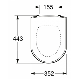Сиденье для унитаза Sanita Luxe NEXT/ATTICA  микролифт
