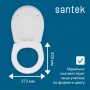 Сиденье для унитаза Santek АНИМО