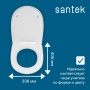 Сиденье для унитаза Santek РИМИНИ