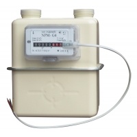 Счётчик газа NPM- G-4 (Правый, верхний подвод, без штуцеров) Сигнал (Энгельс)