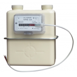 Счётчик газа NPM- G-4 (Правый, верхний подвод, без штуцеров) Сигнал (Энгельс)