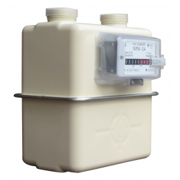 Счётчик газа NPM- G-4 (Правый, верхний подвод, без штуцеров) Сигнал (Энгельс)