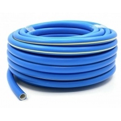 Шланг резиновый 19мм-1.0 х 25м армированный Вихрь ВГ ТЭП синий с желтой полосой