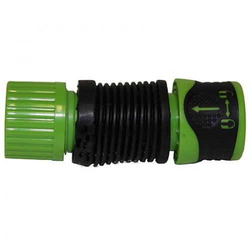 Коннектор гибкий 2-х компонентный аквастоп замок 1/2 - 5/8 Green Helper купить в интернет магазине Санрай73