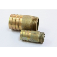 Переходник 1 1/4"нр резьба-шланг анодированный