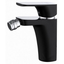 Смеситель для биде D&K Berlin.Technische DA1432215 черный-хром, однорычажный