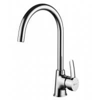 Смеситель для кухни Lemark Atlantiss LM3255C, однорычажный, высокий излив