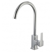 Смеситель для кухни Lemark Basis LM3605C, однорычажный, высокий излив