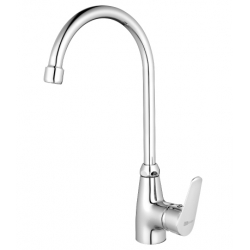 Смеситель для кухни Lemark Partner LM6555C, однорычажный, высокий излив