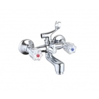 Смеситель для ванны Nami АГАТА В2410-21-AG, двухвентильный, короткий излив