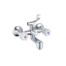 Смеситель для ванны Nami АГАТА В2410-21-AG, двухвентильный, короткий излив