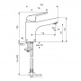 Смеситель для умывальника Vidima FINE GRANDE BA385AA, однорычажный, короткий излив