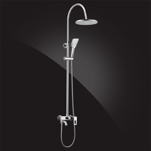 Душевая система Elghansa MONDSCHEIN Shower Set 2330233-2D, излив, верхний душ, стойка, ручной душ купить в интернет магазине Санрай73