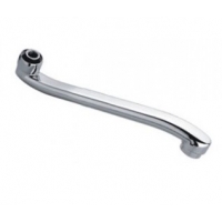 Излив для смесителя для ванны FRAP F40S, плоский изогнутый, 400мм