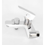 Смеситель для ванны VIEIR V263531F, однорычажный, короткий излив, ручной душ