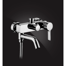 Душевая система Elghansa SHOWER SET 2330524-2L Set-25-New, однорычажная, излив, стойка, верхний и ру