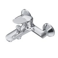 Смеситель для ванны и душа AM.PM Sunny F85C10000, однорычажный, короткий излив