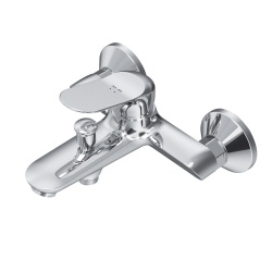 Смеситель для ванны и душа AM.PM Sunny F85C10000, однорычажный, короткий излив