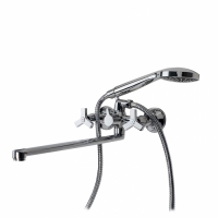 Набор Смеситель для ванны ESKO Zurich ZH31 с душевым комплектом, Ершик ЛАГУНА