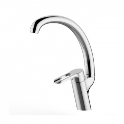 Смеситель для кухни VODA Future FT03, высокий излив, однорычажный