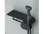 Смеситель с гигиеническим душем AM.PM Like F0202622, скрытый монтаж, с полочной и держателем