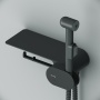 Смеситель с гигиеническим душем AM.PM Like F0202622, скрытый монтаж, с полочной и держателем