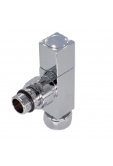 Вентиль 3/4"вр х 1/2"нр Vieir запорный угловой квадрат для полотенцесушителя