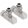 Вентиль 3/4"вр х 1/2"нр Vieir запорный угловой квадрат для полотенцесушителя