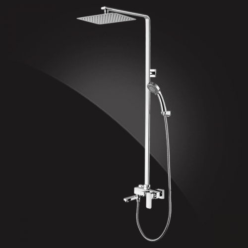 Душевая система Elghansa MONDSCHEIN Shower Set 2302235-2G, излив, тропический душ, стойка, ручной ду купить в интернет магазине Санрай73