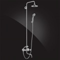 Душевая система Elghansa ECOFLY 2302880-2B, двухвентильная, излив, верхний душ, стойка, ручной душ