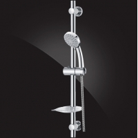 Душевой комплект Elghansa SHOWER RAIL SB-07S, штанга 685 мм с мыльницей, ручной душ