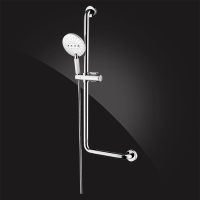 Душевой комплект Elghansa SHOWER RAIL SB-329, ручной душ, штанга-поручень 900 мм, угол
