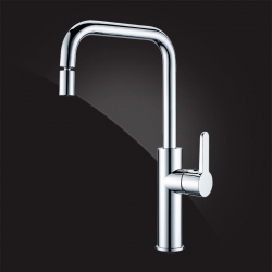 Смеситель для кухни Elghansa KITCHEN 56A1498, высокий излив, поворотный аэратор, однорычажный