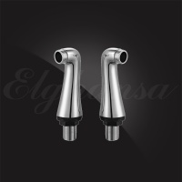 Уголки высокие 125 мм для смесителя на край ванны Elghansa UNIT AC-34 , хром