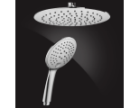 Душевой гарнитур Elghansa SHOWER SET 1700172-2L Set-11, верхий душ, стойка, ручной душ
