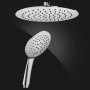 Душевой гарнитур Elghansa SHOWER SET 1700172-2L Set-11, верхий душ, стойка, ручной душ