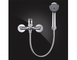 Смеситель для ванны Elghansa WIEDEN NEW 2372909, однорычажный, короткий излив, душевой комплект